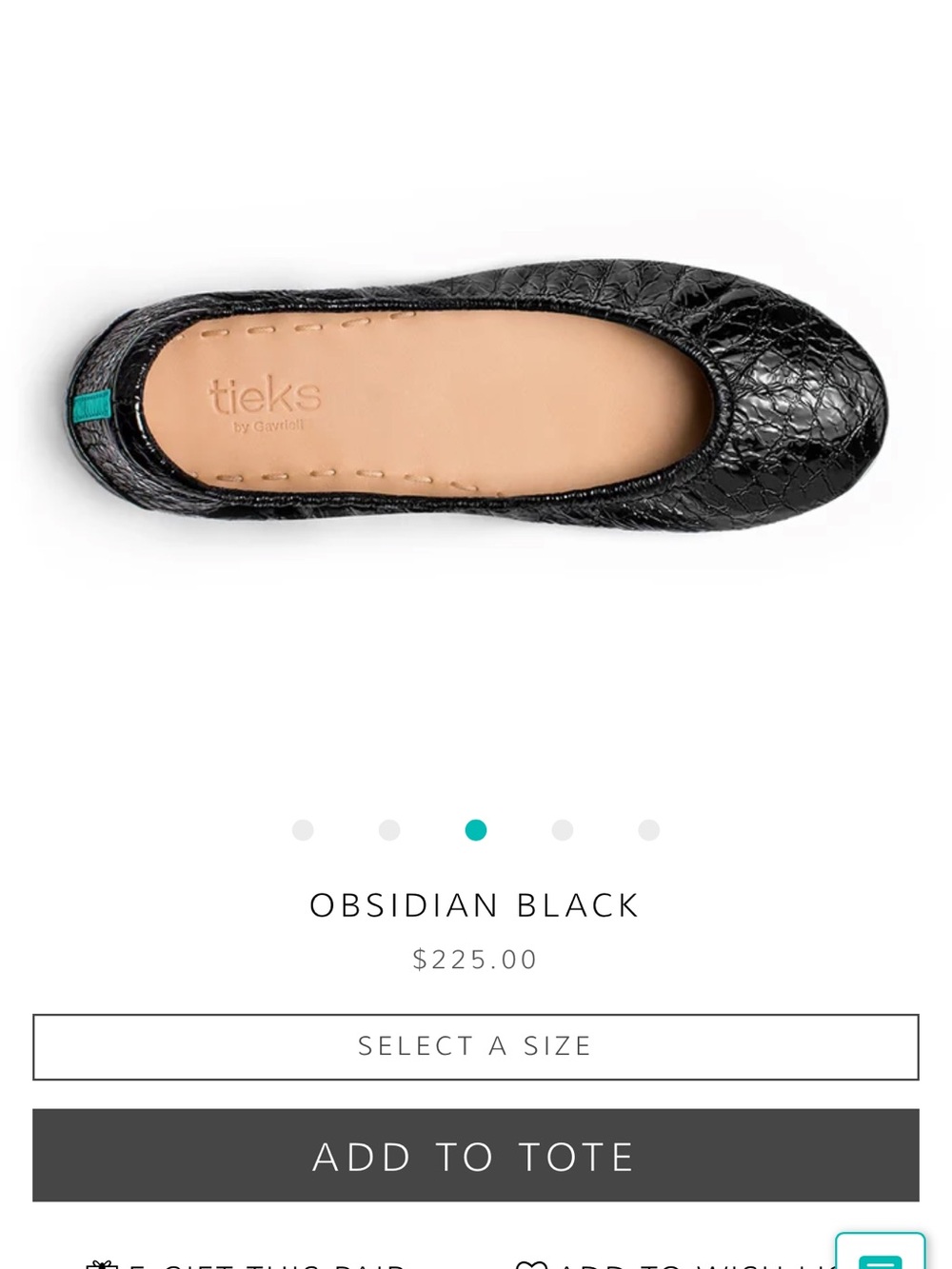 Tieks Ballet Flat size 8